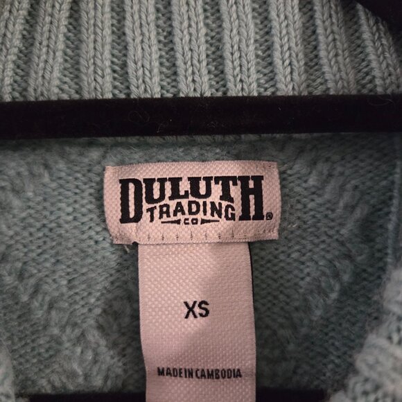 Duluth Trading Women's Cable Knit Sweater XS - Picture 3 of 4